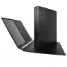 Raccoglitore Stelvio - 22 x 30 cm - 4 anelli a R 25 mm - dorso 3 cm - nero - Sei Rota