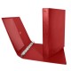 Raccoglitore Stelvio - 22 x 30 cm - 4 anelli a R 25 mm - dorso 3 cm - rosso - Sei Rota