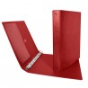 Raccoglitore Stelvio - 22 x 30 cm - 4 anelli a R 25 mm - dorso 3 cm - rosso - Sei Rota