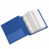 Raccoglitore Stelvio - 22 x 30 cm - 4 anelli a Q 65 mm - dorso 9 cm - blu - Sei Rota