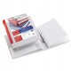 Raccoglitore personalizzabile Stelvio TI - 22 x 30 cm - 2 anelli a D 40 mm - dorso 5,5 cm - bianco - Sei Rota