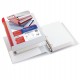 Raccoglitore personalizzabile Stelvio TI - A5 - 3 anelli a D 30 mm - dorso 4 cm - bianco - Sei Rota