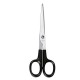 Forbice Professional - 17 cm - lama acciaio inox - nero/grigio - Lebez