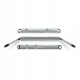 Pressini fermafogli - metallo - 12 x 80 mm - Lebez - conf. 50 pezzi