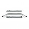 Pressini fermafogli - metallo - 12 x 80 mm - Lebez - conf. 50 pezzi