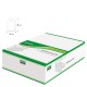 Etichette con filo A388 - 15 x 24 mm - bianco - Lebez - conf. 1000 pezzi