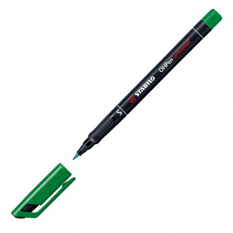 Pennarello OHPen universal permanente 841 - punta superfine 0,4 mm - verde - Stabilo