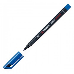 Pennarello OHPen universal permanente 843 - punta media 1 mm - blu - Stabilo