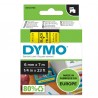 Nastro D1 standard 436180 - 6 mm x 7 mt - PL - nero/giallo - Dymo