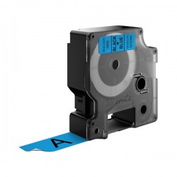 Nastro D1 standard 458060 - 19 mm x 7 mt - PL - nero/blu - Dymo