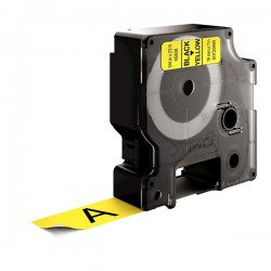 Nastro D1 standard 458080 - 19 mm x 7 mt - PL - nero/giallo - Dymo