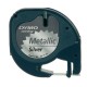 Nastro Letratag 912080 - 12 mm x 4 mt - metallo - argento - Dymo