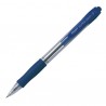 Penna sfera a scatto Super Grip - punta fine 0,7 mm - blu - Pilot