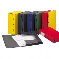 Scatola archivio Project - dorso 8 cm - 25 x 35 cm - rosso - Esselte