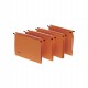 Cartella sospesa Signaletic - armadio - interasse 33 cm - fondo U 30 mm - 33x25 cm - avana - Rexel