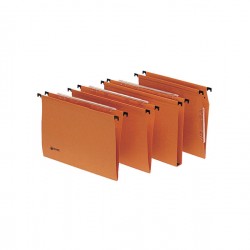 Cartella sospesa Signaletic - armadio - interasse 33 cm - fondo U 30 mm - 33x25 cm - avana - Rexel