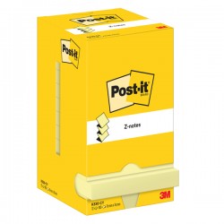 Blocco Post-it Z Notes - R330 - 76 x 76 mm - giallo Canary - 100 fogli - Post-it