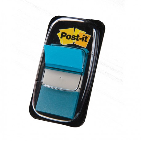 Segnapagina Post-it Index Medium - 680-23 - 25,4 x 43,2 mm - blu vivace - Post-it - conf. 50 pezzi