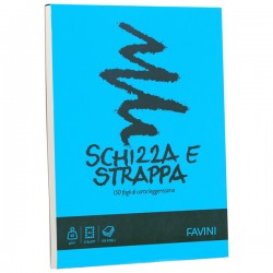 Blocco Schizza & Strappa - A3 - 297 x 420mm - 50gr - 150 fogli - Favini