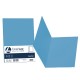 Cartellina semplice Luce - 200 gr - A4 - azzurro - cartoncino bristol - Favini - conf. 50 pezzi