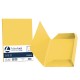 Cartellina 3 lembi Luce - 200 gr - A4 - cartoncino bristol - giallo sole - Favini - conf. 25 pezzi