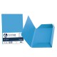 Cartellina 3 lembi Luce - 200 gr - A4 - cartoncino bristol - azzurro - Favini - conf. 25 pezzi