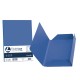 Cartellina 3 lembi Luce - 200 gr - A4 - cartoncino bristol - blu prussia - Favini - conf. 25 pezzi