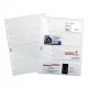 Buste forate Portabiglietti - 8 Tasche - 22,2 x 31,2 cm - trasparente - Favorit - conf. 10 pezzi