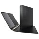 Raccoglitore Stelvio - 22 x 30 cm - 4 anelli a R 16 mm - dorso 2,5 cm - nero - Sei Rota