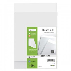 Buste a sacco Soft - PPL - 10 x 15 cm - liscio - trasparente - Sei Rota - conf. 100 pezzi
