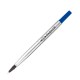Refill roller Quink standard - punta fine - metallo - blu - Parker