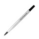 Refill roller Quink standard - punta media - metallo - nero - Parker