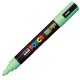 Marcatore a base d'acqua Uni Posca PC5M - punta tonda media da 1,8mm a 2,5mm - verde chiaro - Uni Mitsubishi