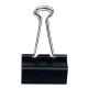 Molla Double Clips - 5,1 cm - nero - Lebez - conf. 12 pezzi