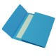 Cartelline a busta - 200 gr - 26 x 34 cm - cartoncino bristol - azzurro - Cartotecnica del Garda - conf. 25 pezzi