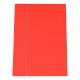 Cartella 3 lembi con elastico - A3 - dorso variabile - cartone plastificato - rosso - Cartotecnica del Garda