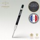 Refill sfera QuinkGel - punta media - metallo - nero - Parker