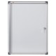 Bacheca per interni ultrapiatta - fondo in metallo magnetico bianco - 4 fogli A4 - verticale - Nobo