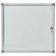 Bacheca per interni ultrapiatta - fondo in metallo magnetico bianco - 6 fogli A4 - orizzontale - Nobo