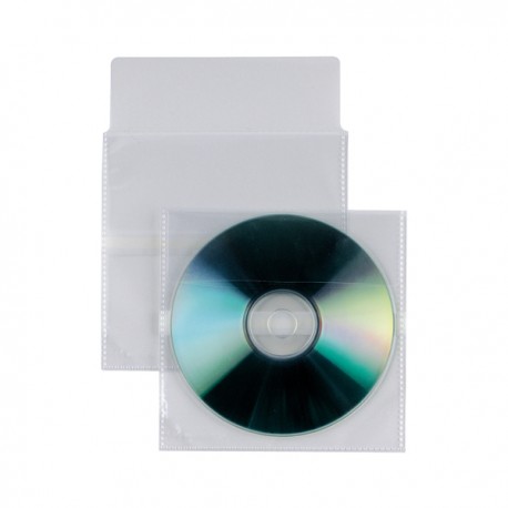 Buste a sacco Insert CD A - patella di chiusura - striscia adesiva - PP - Sei Rota - conf. 25 pezzi
