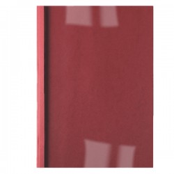 Cartelline termiche Business Line - 1,5 mm - leather rosso - GBC - scatola 100 pezzi