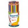 Pastelli - laccato - diametro mina 3,80 mm - colori assortiti - Giotto - barattolo 84 pezzi