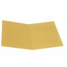 Cartellina semplice - 145 gr - 25 x 34 cm - giallo - cartoncino manilla - Cartotecnica del Garda - conf. 100 pezzi