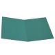 Cartellina semplice - 145 gr - 25 x 34 cm - verde - cartoncino manilla - Cartotecnica del Garda - conf. 100 pezzi