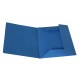 Cartellina 3 lembi - 200 gr - 25 x 33 cm - cartoncino manilla - azzurro - Cartotecnica del Garda - conf. 50 pezzi