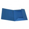 Cartellina 3 lembi - 200 gr - 25 x 33 cm - cartoncino manilla - azzurro - Cartotecnica del Garda - conf. 50 pezzi