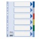 Separatore - 6 tasti colorati - PP - A4 - multicolore - Esselte