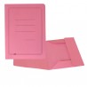 Cartellina 3 lembi con stampa - 200 gr - 25 x 33 cm - cartoncino manilla - rosa - Cartotecnica del Garda - conf. 50 pezzi