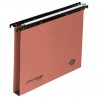 Cartella sospesa Cartesio - cassetto - interasse 33 cm - fondo U - 31,3 x 25 cm - arancio - Bertesi