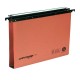Cartella sospesa Cartesio Plus - cassetto - interasse 39 cm - fondo U - 37 x 25 cm - arancio - Bertesi